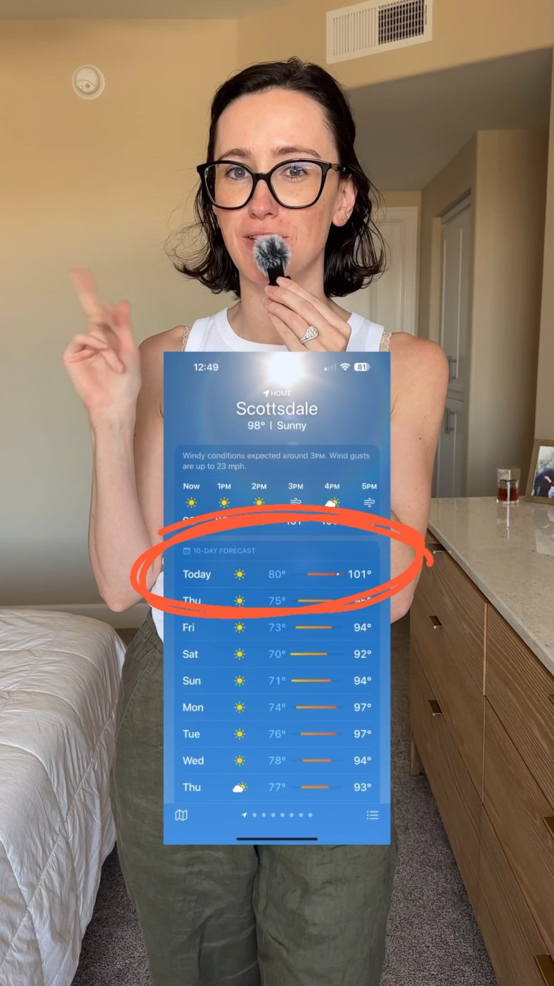 It’s a BIG DAY!!! Last day of triple digits for the rest of the year 👏🏻👏🏻 it will still be hot haha but I’ll take the 90s over triple digits 

#LTKSeasonal