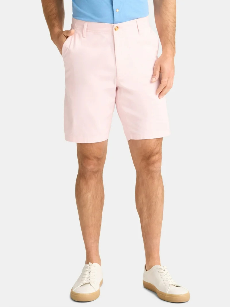 George Men's and Big Men's Stretch Twill Flat Front Shorts, 9" Inseam, Sizes 28-54 | Walmart (US)