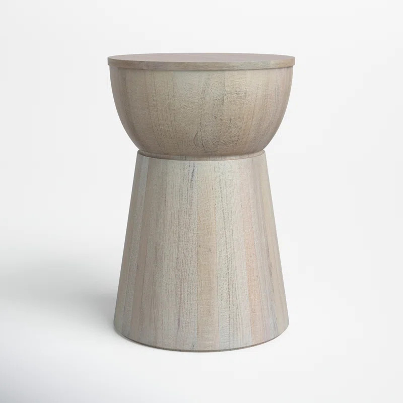 Dauntsey Round Drum End Table | Wayfair North America