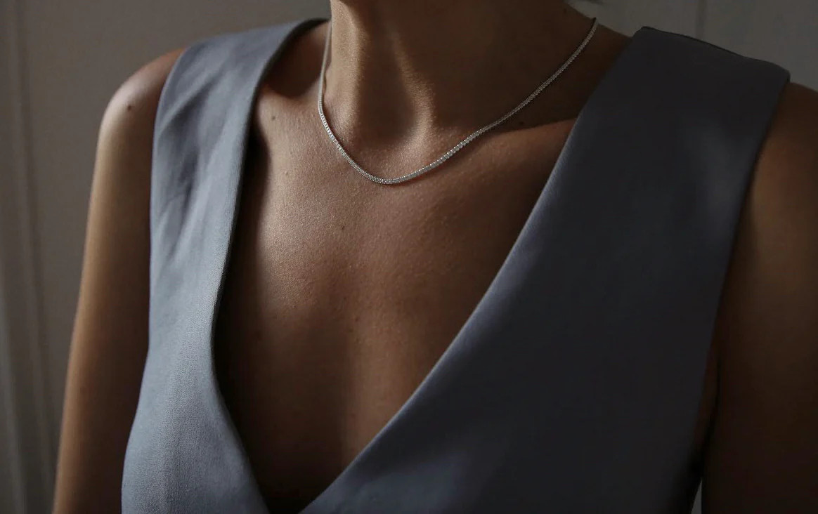 Etoile Crystal Tennis Necklace | Parpala Jewelry