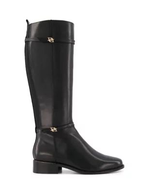 Leather Buckle Flat Knee High Boots | Marks & Spencer (UK)