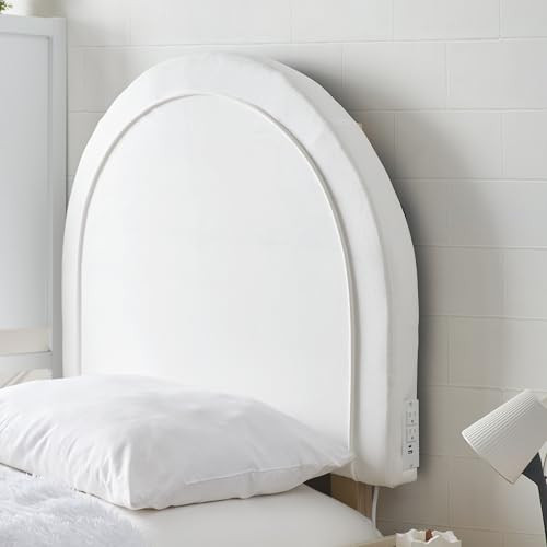 DormCo Tavira Allure® College Dorm Outlet Headboard with Legs - Velvet Oval | Amazon (US)