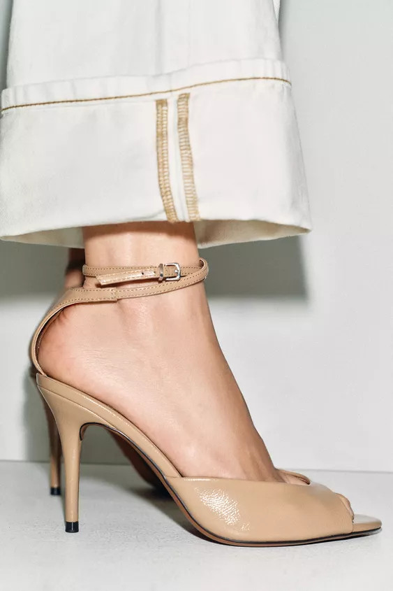 HIGH-HEEL SANDALS WITH ANKLE STRAP | Zara UK