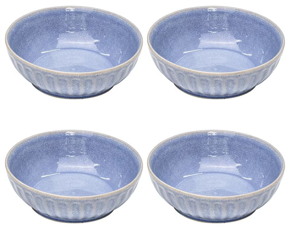 Ladelle Marguerite Powder Blue 4 Pack 18cm Bowl | NZSALE