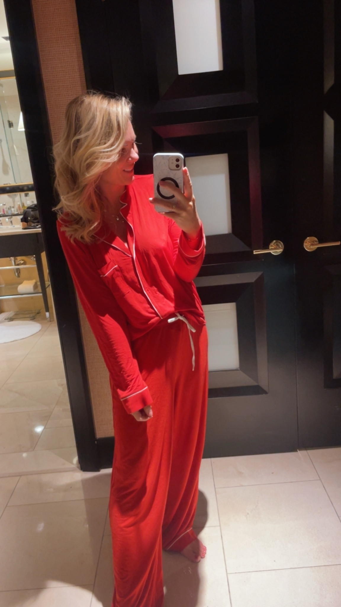 If you need some, last-minute cozy PJs, these are absolutely the best they are stretchy. They’re super comfortable. I’m in a size medium. They come in a bunch of colors and right now. They are on superduper deal. It is time to grab cozy, comfy pajamas. Why are we not wearing them Especially with busy mom life you don’t wanna be uncomfortable in the mornings you want to be comfortable you wanna get good sleep and these will help.

#LTKgrwm #LTKmorningroutine #LTKmomlife