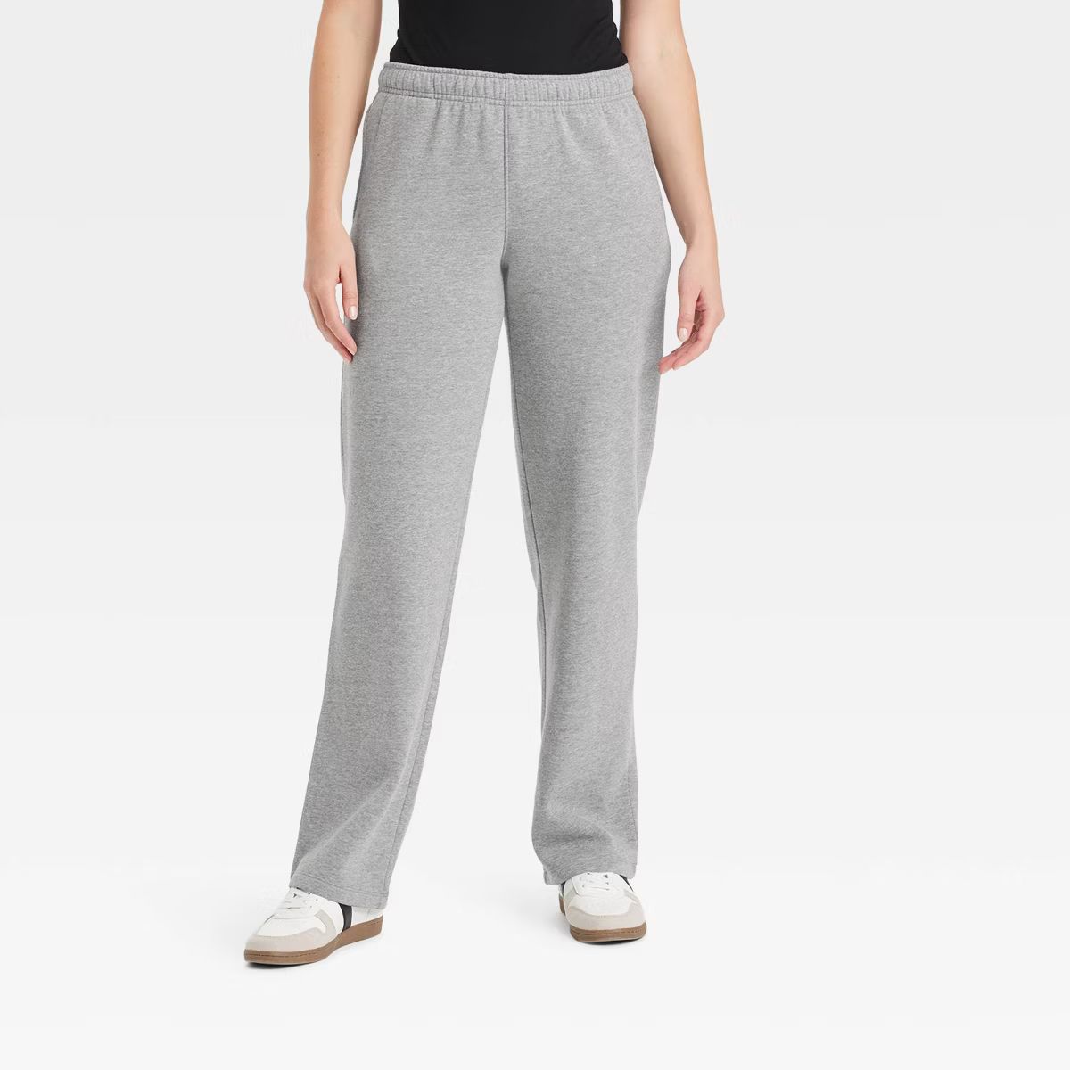 Women's Leisure Studio Mid-Rise Knit Straight Leg Sweatpants - Universal Thread™ | Target