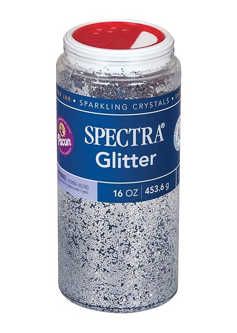 PACON - PAC91710 Pacon P0091710 Spectra Glitter Sparkling Crystals, Silver, 16-Ounce Jar | Amazon (US)