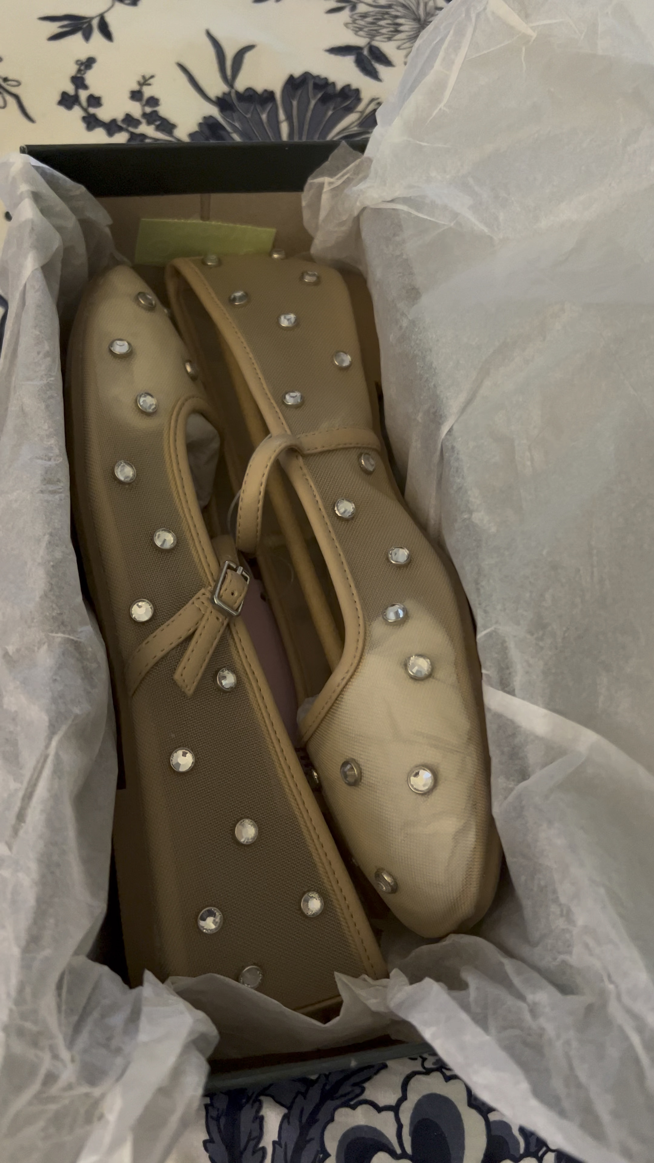 These Mary Jane ballet flats are so comfortable and I love the bedazzling. Only $30 and fit tts. 
Mary Jane’s. Ballet flats. Target. Spring shoes. Women’s shoes. #LTKxTarget

#LTKfindsunder50 #LTKshoecrush