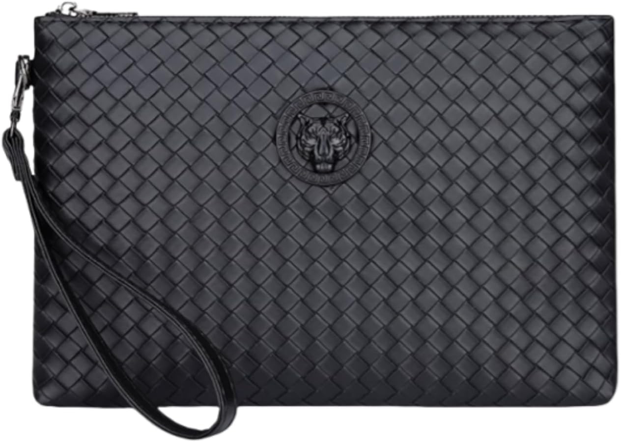 Mens Clutch Bag Man Purse Handbag 9.5-11 inches Large Hand Bag Big Clutch Wallet | Amazon (US)