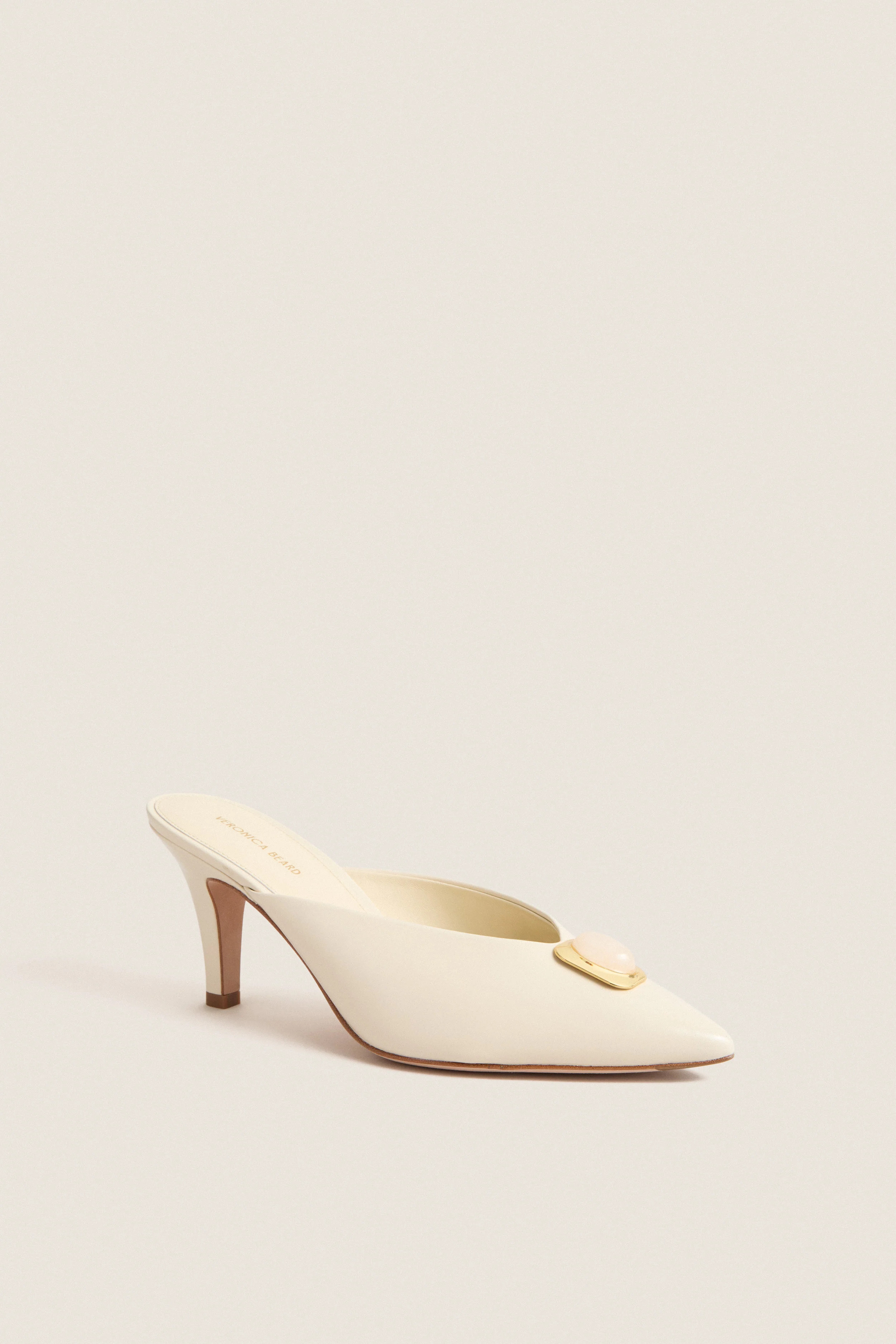 Limestone Rochelle Cabochon Heels | Tuckernuck (US)
