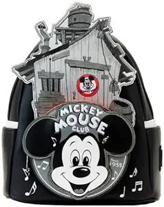 Loungefly Disney100 Mickey Mouse Club Double Strap Shoulder Bag | Amazon (US)