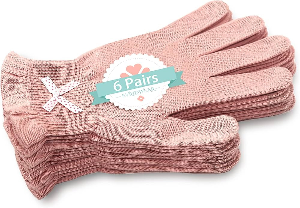 Evridwear Moisturizing Gloves for Sleeping, Cotton Gloves with Touchscreen Fingers for Dry Hands,... | Amazon (US)