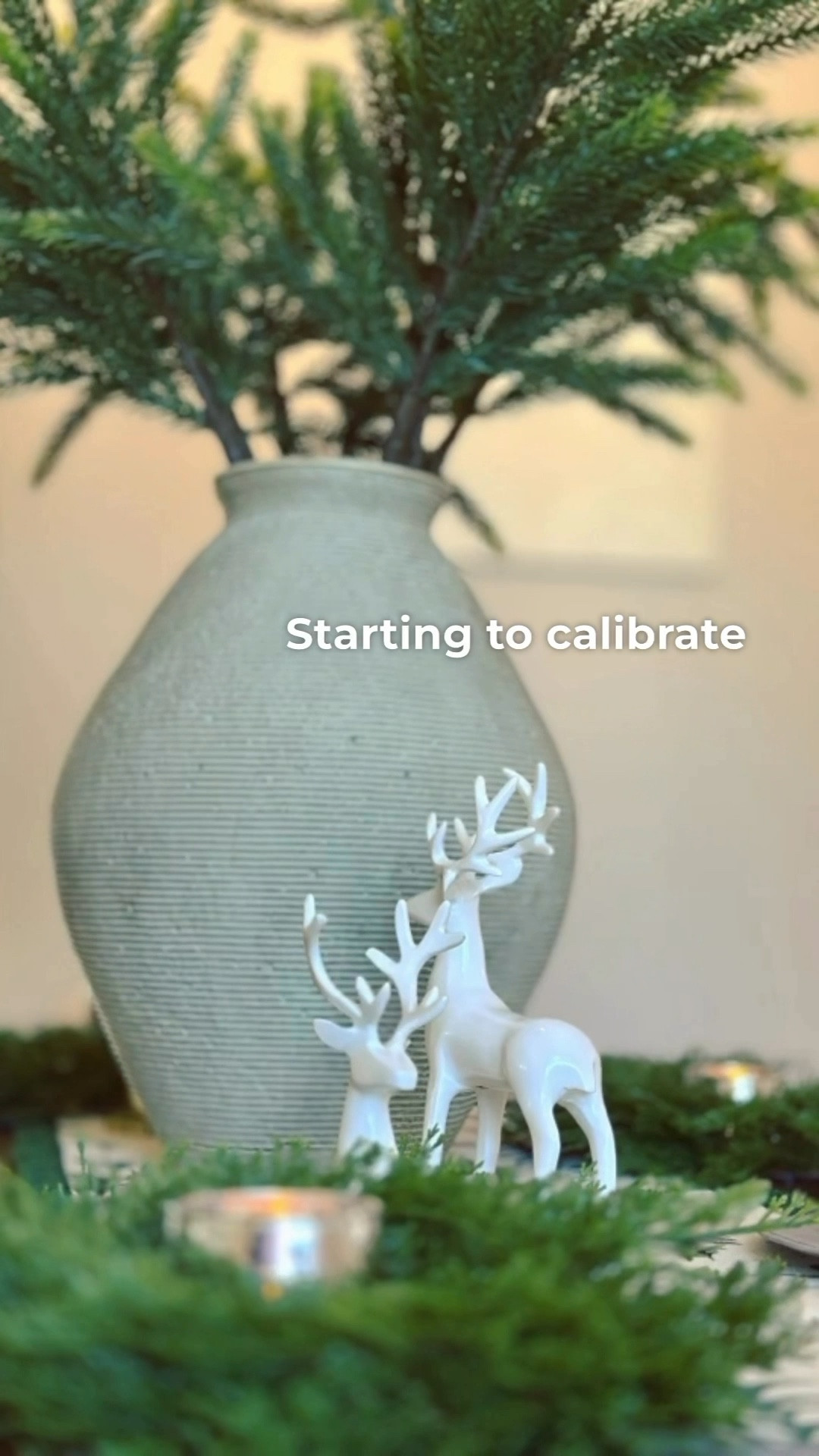 Starting to calibrate my Christmas decor for this season… added couple new items to my Christmas collection. Love these metal deers, cedar wreath and faux norfolk pine stems. Still thinking and visualizing the concept. Stay tuned for updates:) See you!:) 

#LTKHoliday #LTKParties #LTKGiftGuide