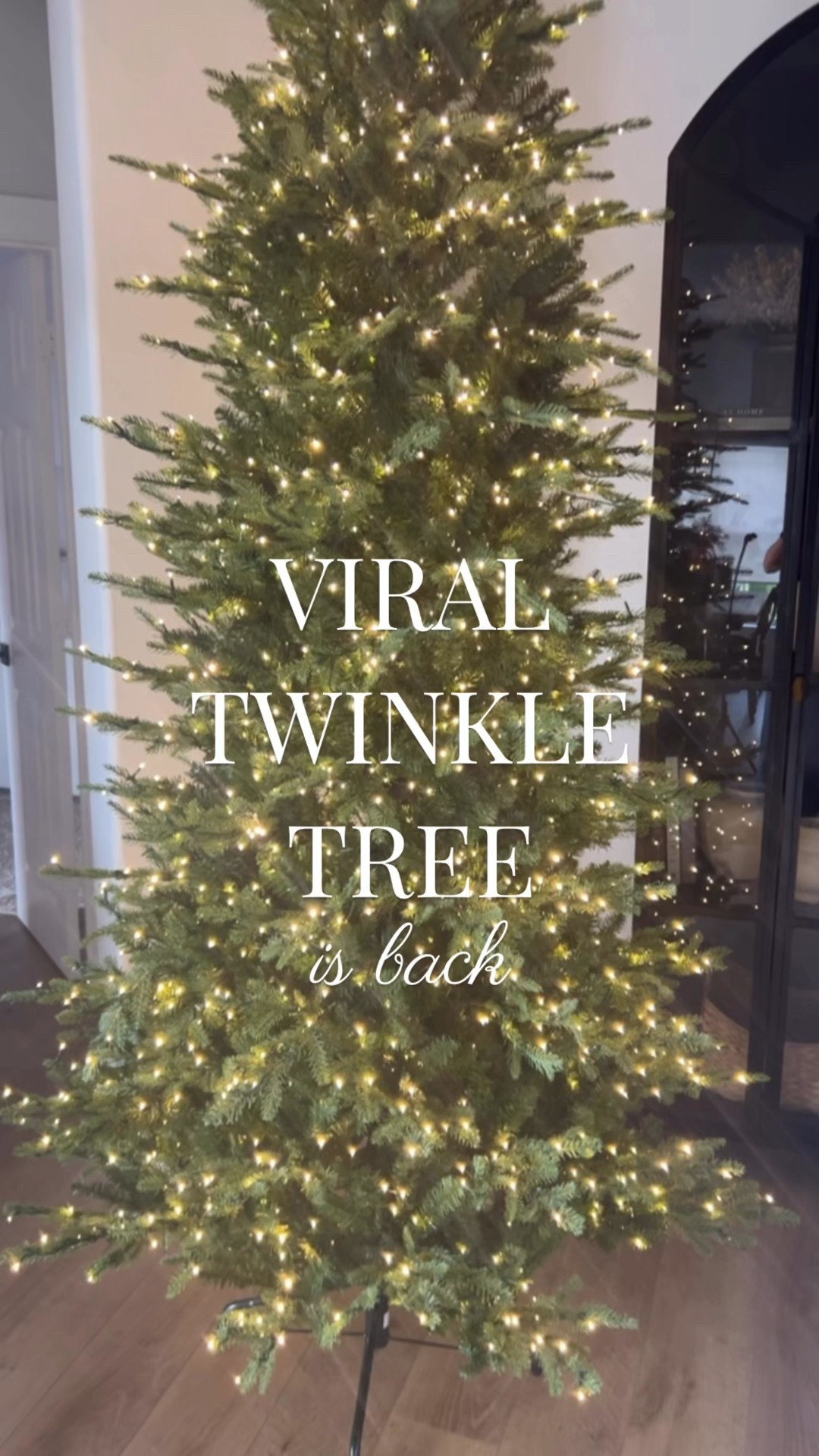 I know, I know…it’s only September 🤍 but this viral Christmas tree will sell out again! As much as I loved our old one, we needed something taller and slimmer, and this twinkle tree did not disappoint ✨

No fluffing required, incredibly full with real-feel branches, and hundreds of micro lights. It comes with a remote (timer, dimmer, and SO many light settings—warm white + multicolor). It twinkles, fades, or stays still, and the twinkle lights are pure magic. 🌲

Available in 7.5’, 9’, 12’, & 15’ (Full or Slim). Ours is the 9’ Slim.

#LTKSeasonal #LTKHome