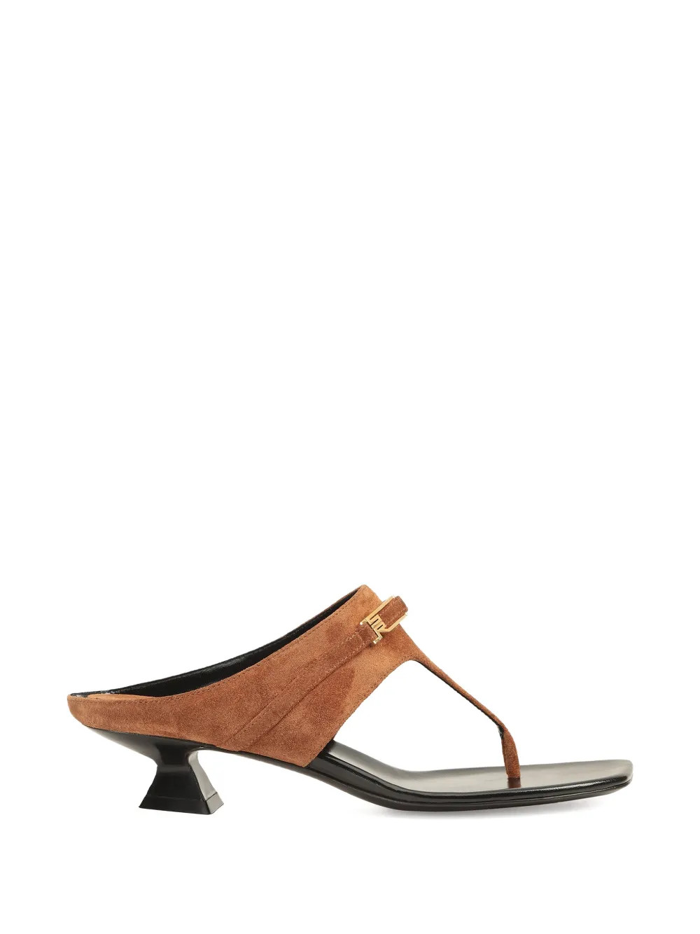 Sergio Rossi Bitt Buckle Sandals | Brown | FARFETCH FR | Farfetch Global
