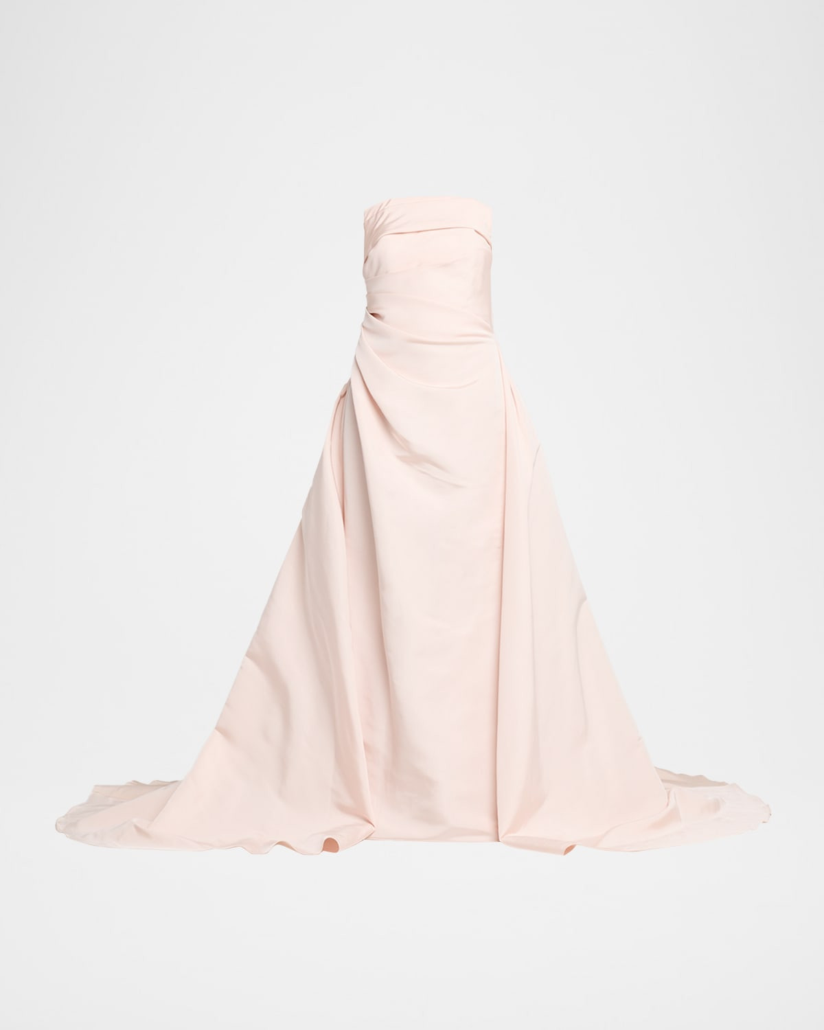 Draped Silk Faille Gown | Neiman Marcus