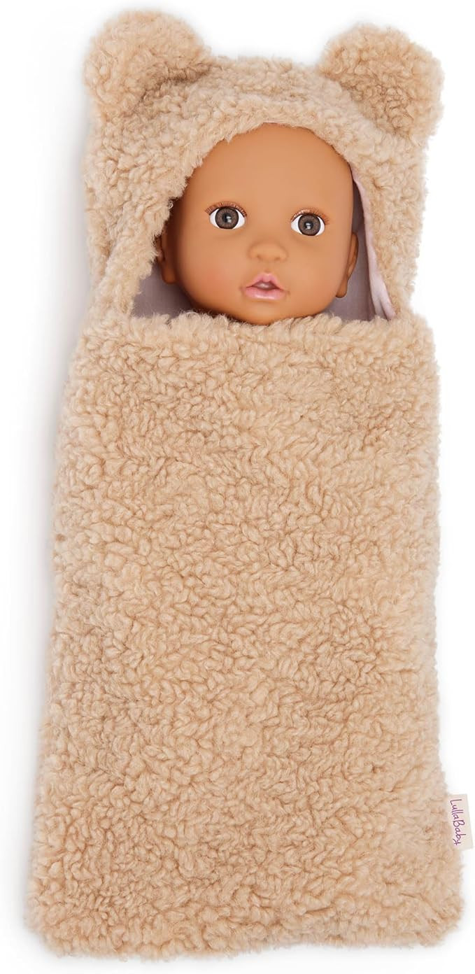 LullaBaby – 14-inch Realistic Baby Doll – Ultra-Soft Bear-Themed Cuddler – Olive Skin Tone ... | Amazon (US)
