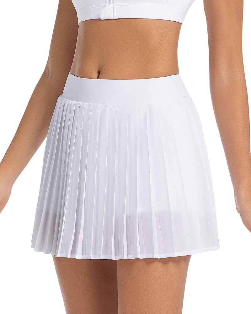 Pleated Tennis Skirts for Women with Shorts Lightweight Athletic Skorts High Waisted Golf Skirts ... | Amazon (US)