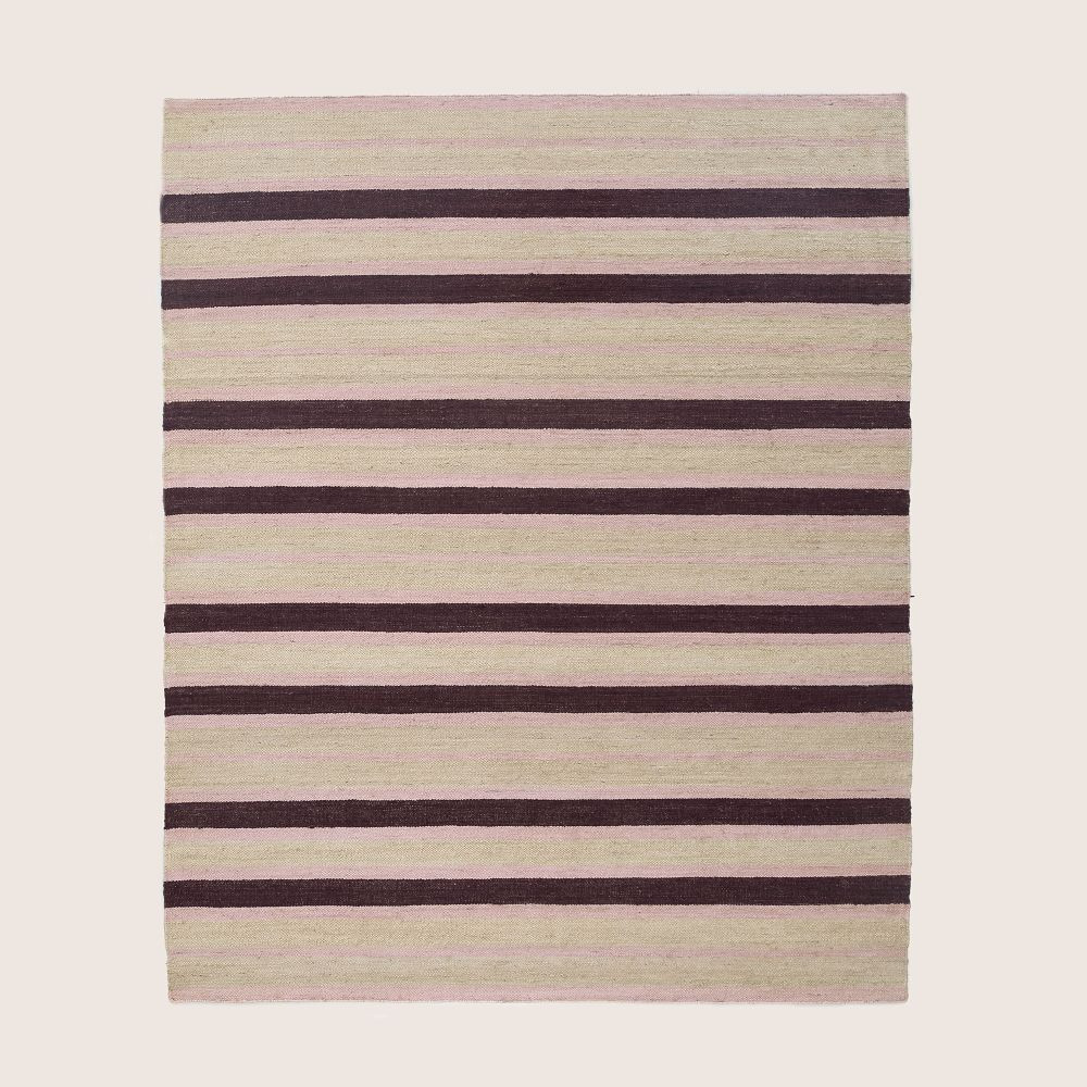 Mila Striped Jute Rug | GreenRow
