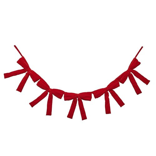 6ft. Red Big Bow Garland by Ashland®-Christmas and Holiday Garland | Amazon (US)