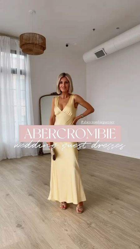 Abercrombie spring and summer wedding guest dresses! Everything is 20% off 👏 I am wearing an XS regular in each of them! 

Loverly Grey, Abercrombie sale

#LTKwedding #LTKSpringSale #LTKstyletip