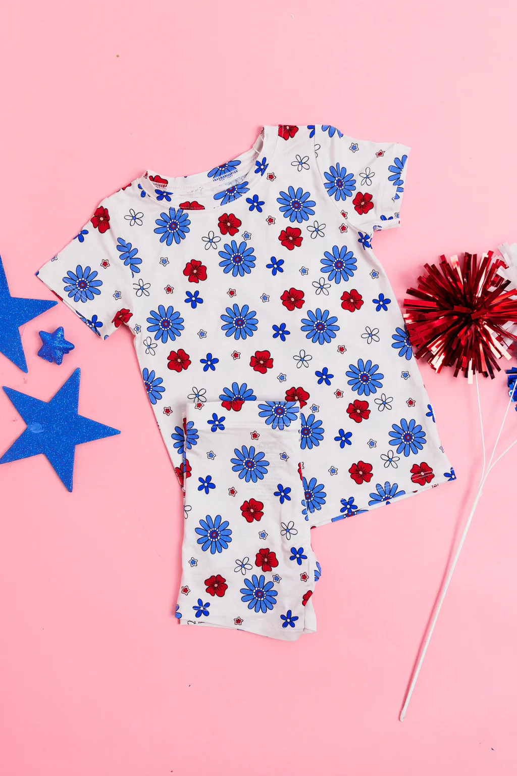 EXCLUSIVE FREEDOM BLOOMS DREAM SHORT SET | DREAM BIG LITTLE CO