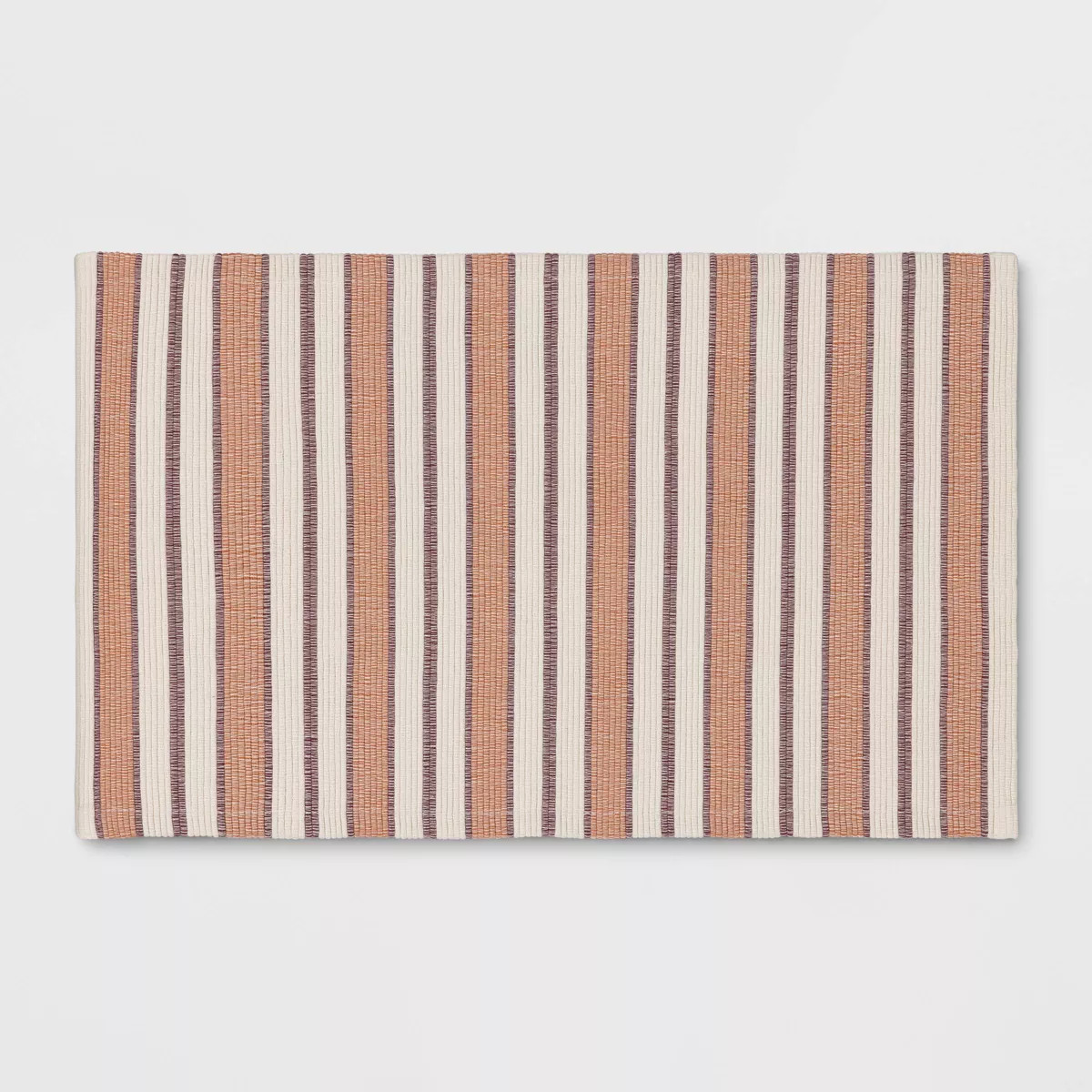1'8"x2'10" Striped Rectangle Woven Indoor Accent Rug Rust - Threshold™ | Target