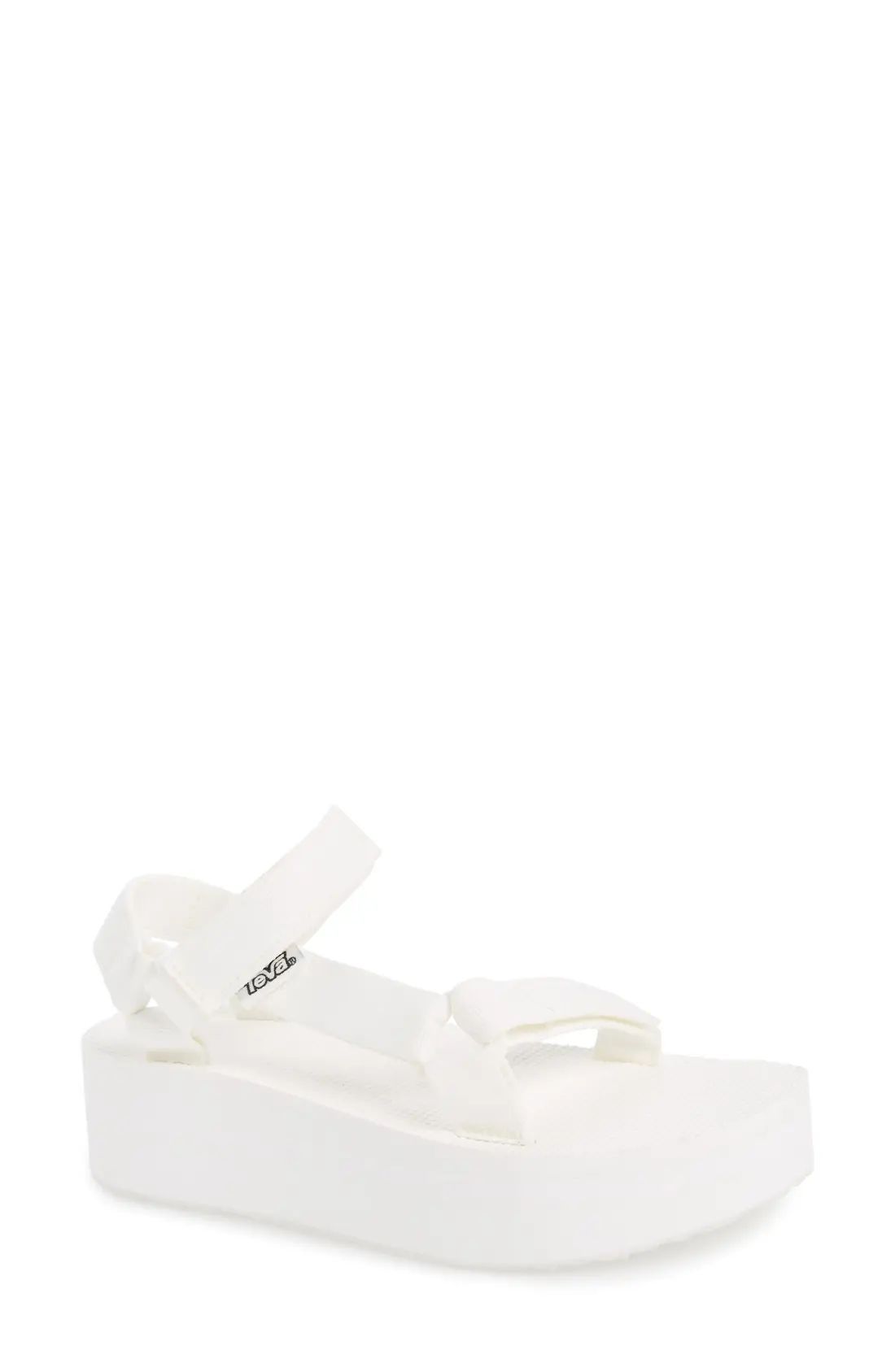 Teva 'Universal' Flatform Sandal in Bright White at Nordstrom, Size 9 | Nordstrom