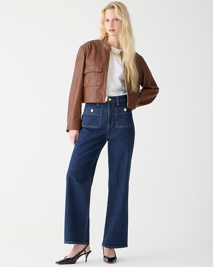 Sailor slim wide-leg jean in Regina wash | J. Crew US
