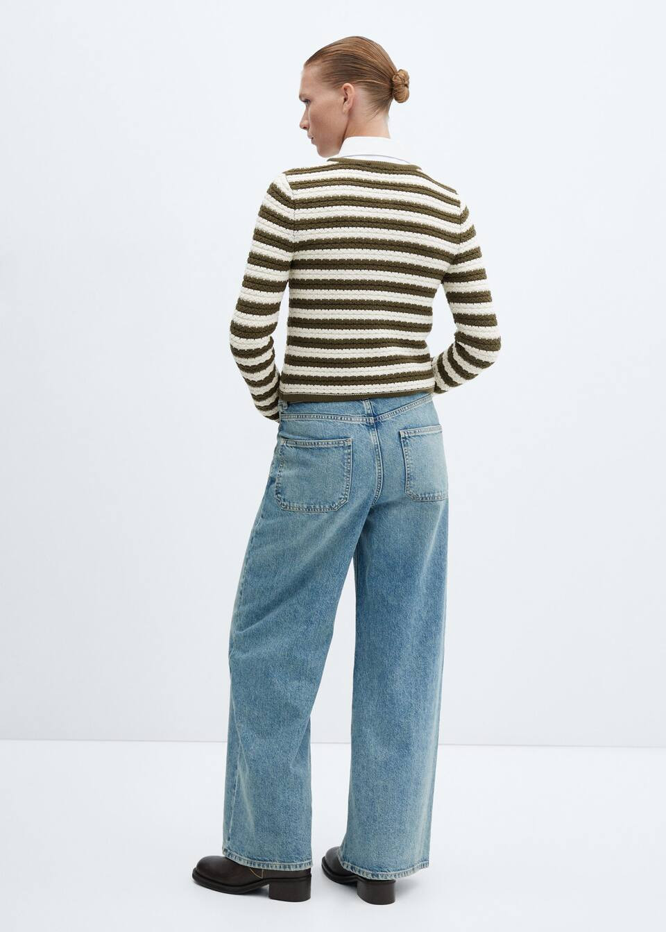 High-waist balloon jeans -  Women | Mango USA | MANGO (US)