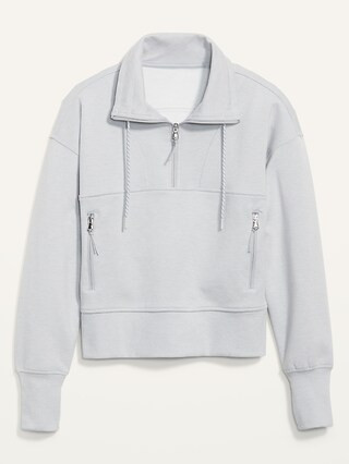 Dynamic Fleece Half-Zip Sweatshirt for Women | Old Navy (US)