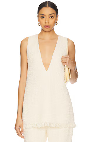 SER.O.YA Gav Boucle Top in Eggshell from Revolve.com | Revolve Clothing (Global)