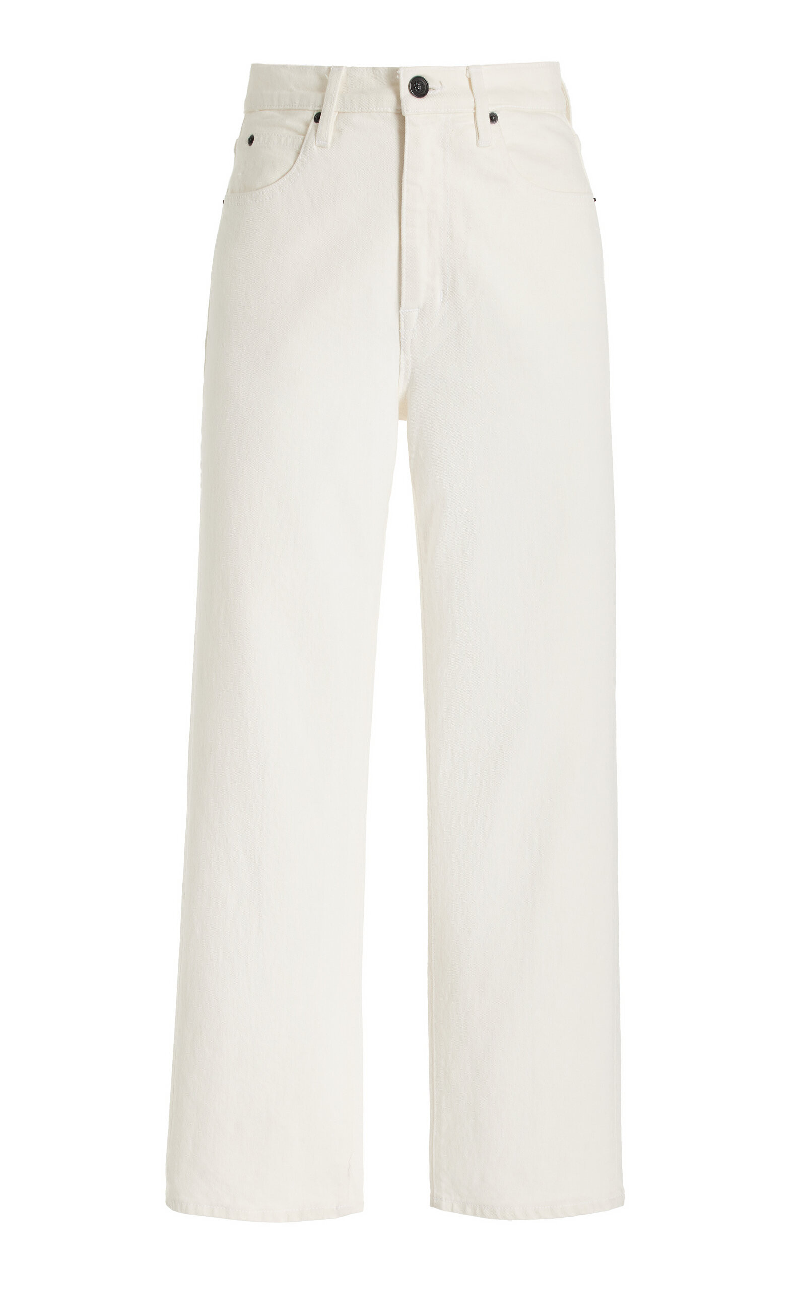 London Rigid High-Rise Cropped Straight-Leg Jeans | Moda Operandi (Global)