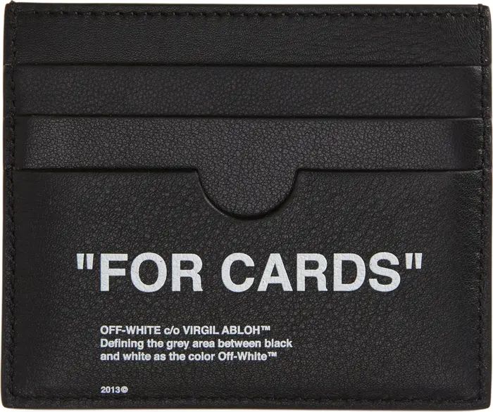 Quote Leather Card Case | Nordstrom