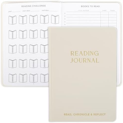 ZICOTO Beautiful Reading Journal for Book Lovers - Linen Hard Cover Book Makes a Great Gift for R... | Amazon (US)