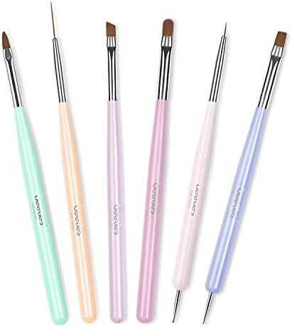 Beetles Nail Art Brushes Set Gel Polish Nail Art Design Pen Painting Tools with Nail Extension Ge... | Amazon (US)