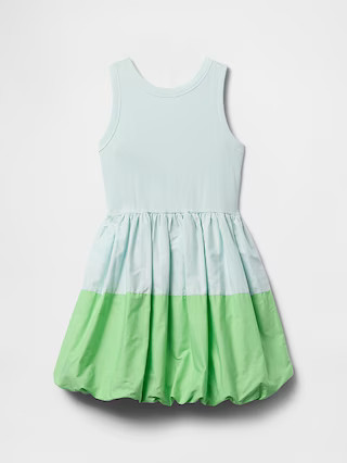 Kids Mixed Media Bubble Dress | Gap (US)