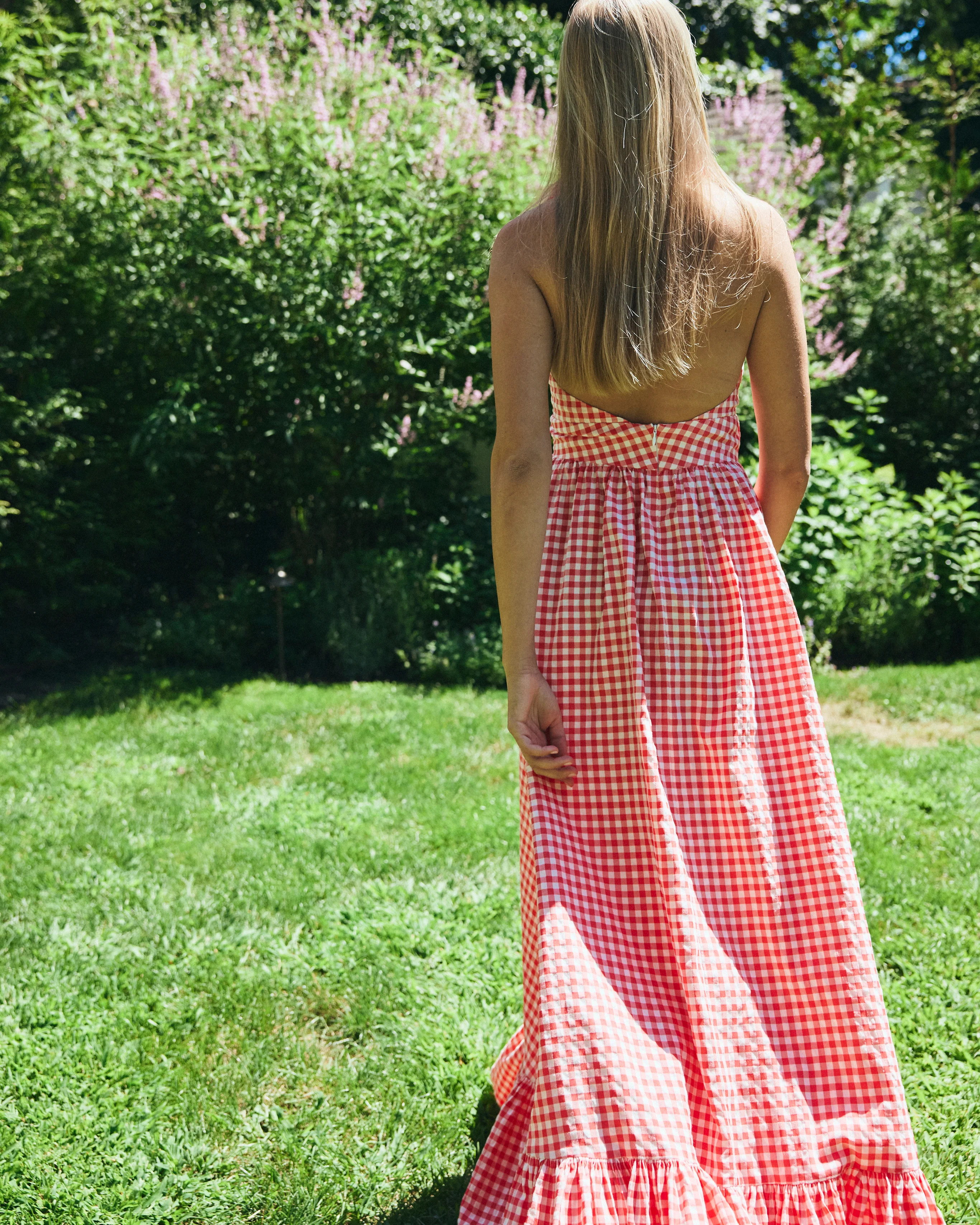 Margot Dress in Cherry Gingham | Louise New York