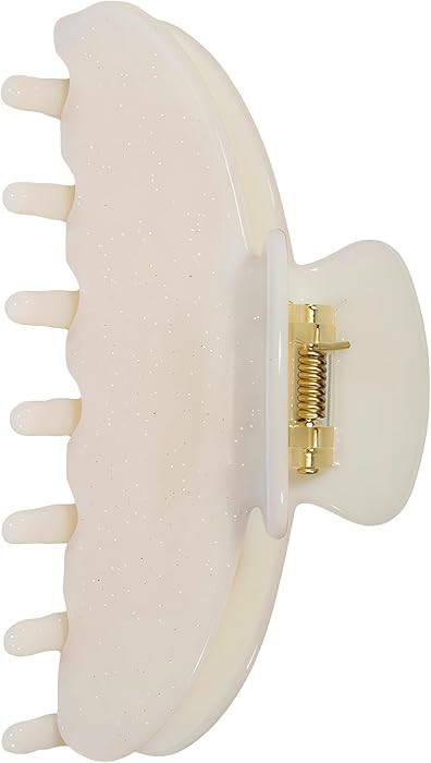 Durable Acetate Hair Clips - 4-Inch Sequin Yellow Claw Clips for Fine and Thick Hair (Sequin yell... | Amazon (US)
