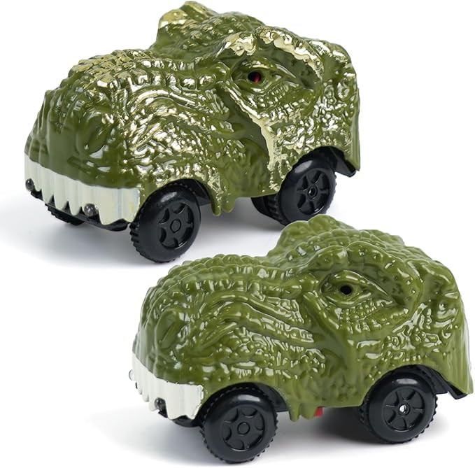BEMITON Pack of 2 Dinosaur Car Toy - Birthday Gifts for 3 4 5 6 7 Year Old Boys Kids, Replacement... | Amazon (US)