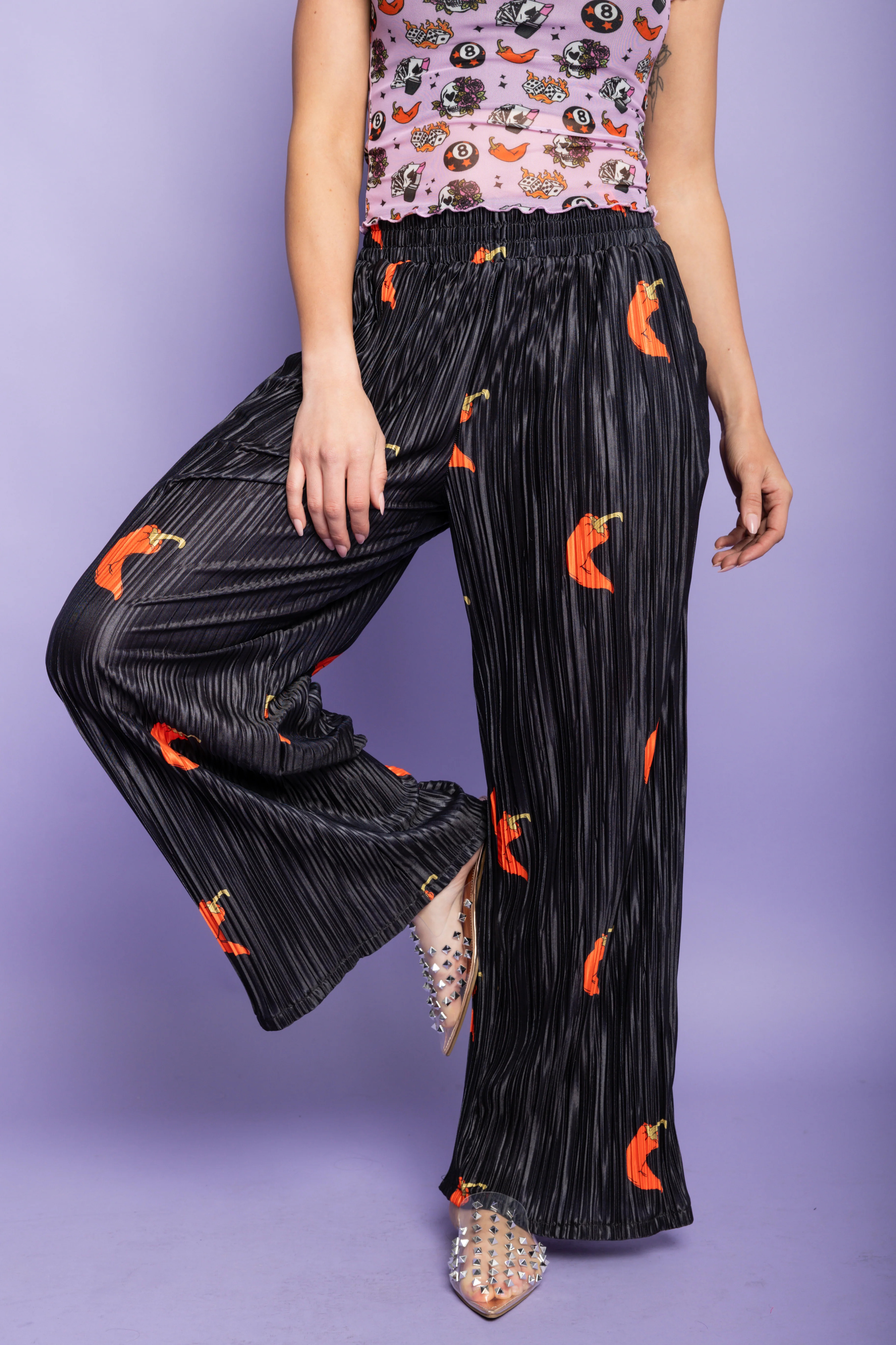 Bring the Heat Plisse Pants [S-3X] | WKNDchasers