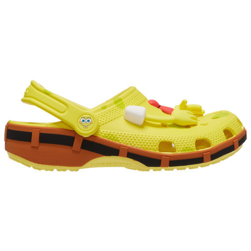Crocs Mens Crocs Spongebob Classic Clogs - Mens Shoes Brown/Yellow/Red Size 09.0 | Foot Locker (US)