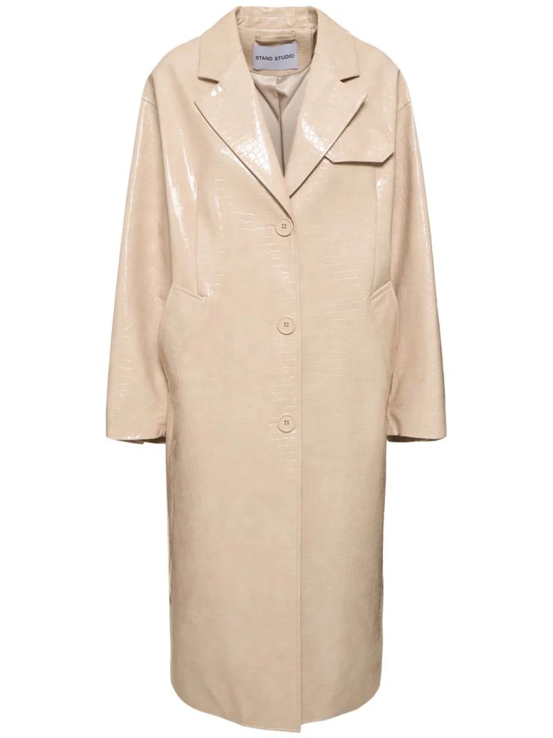 Haylo faux leather coat | Luisaviaroma