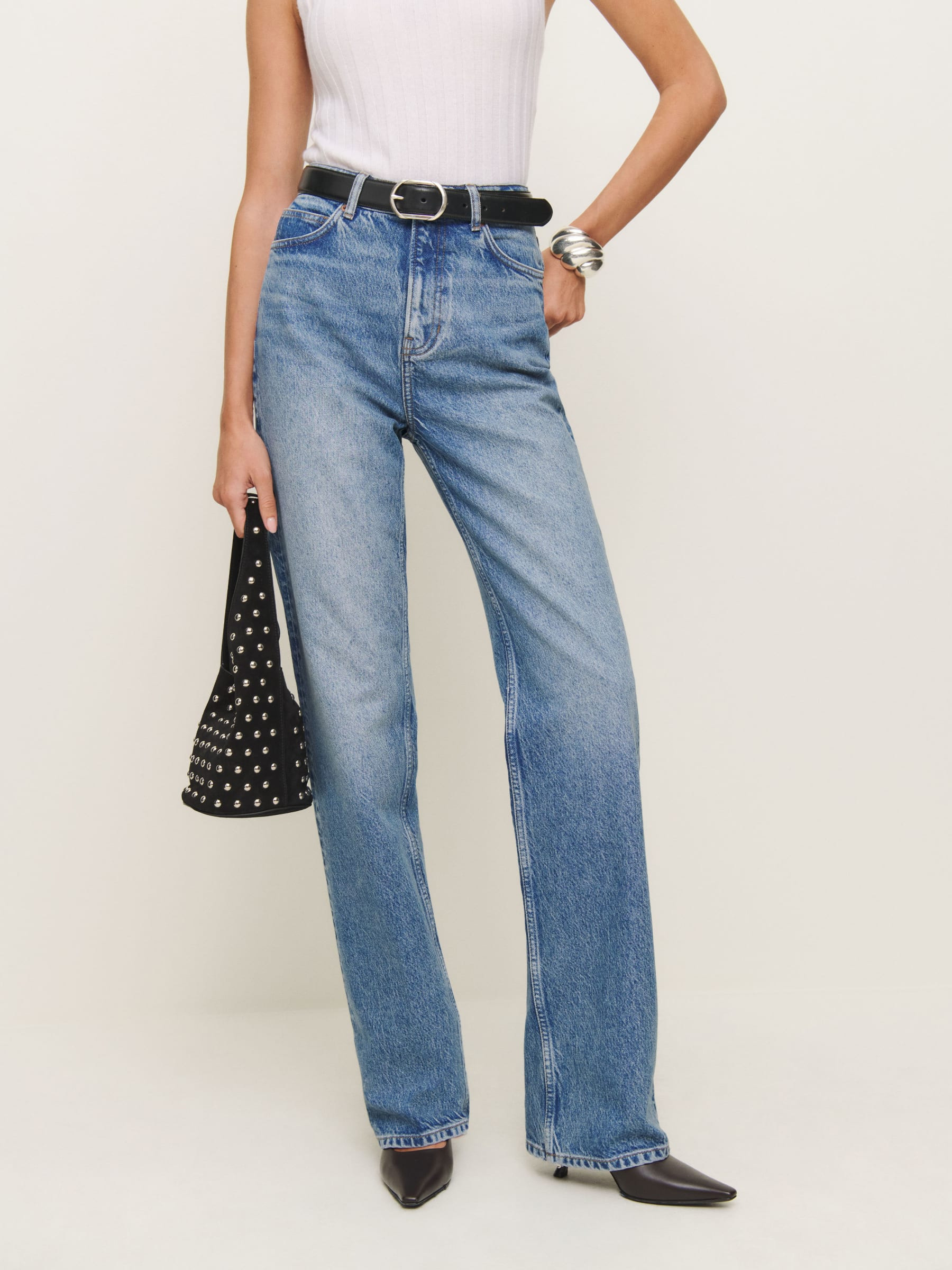 Wilder High Rise Wide Leg Jeans | Reformation (Global)