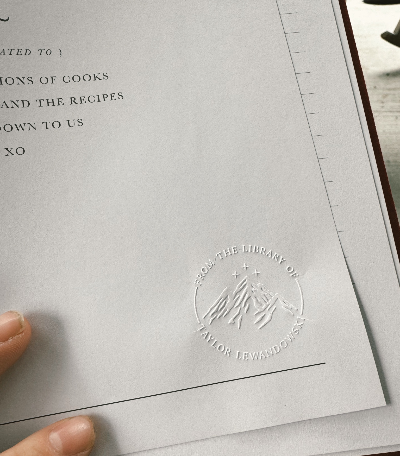 Personalized embosser for books/your library. Velaris/ACOTAR themed too!

#LTKhome #LTKfindsunder50