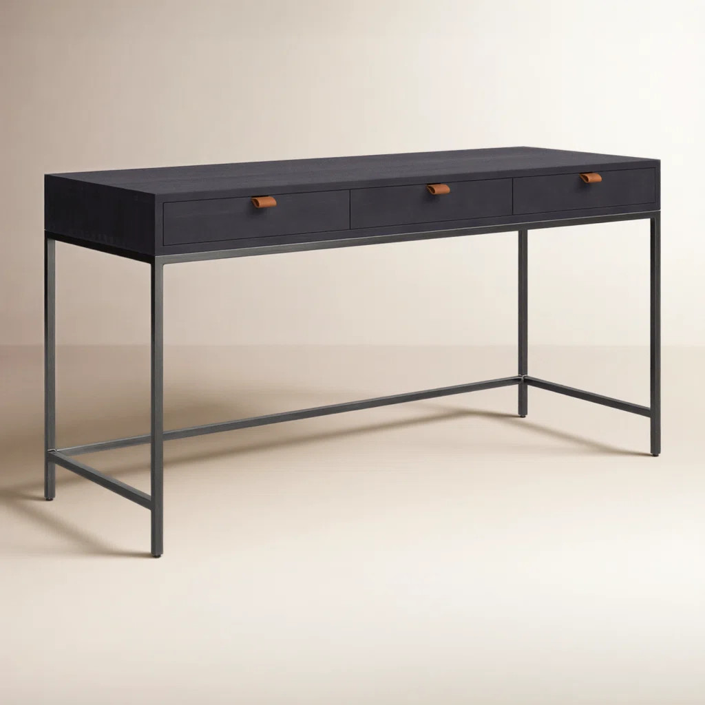 Trey Solid Wood Writing Desk | Perigold