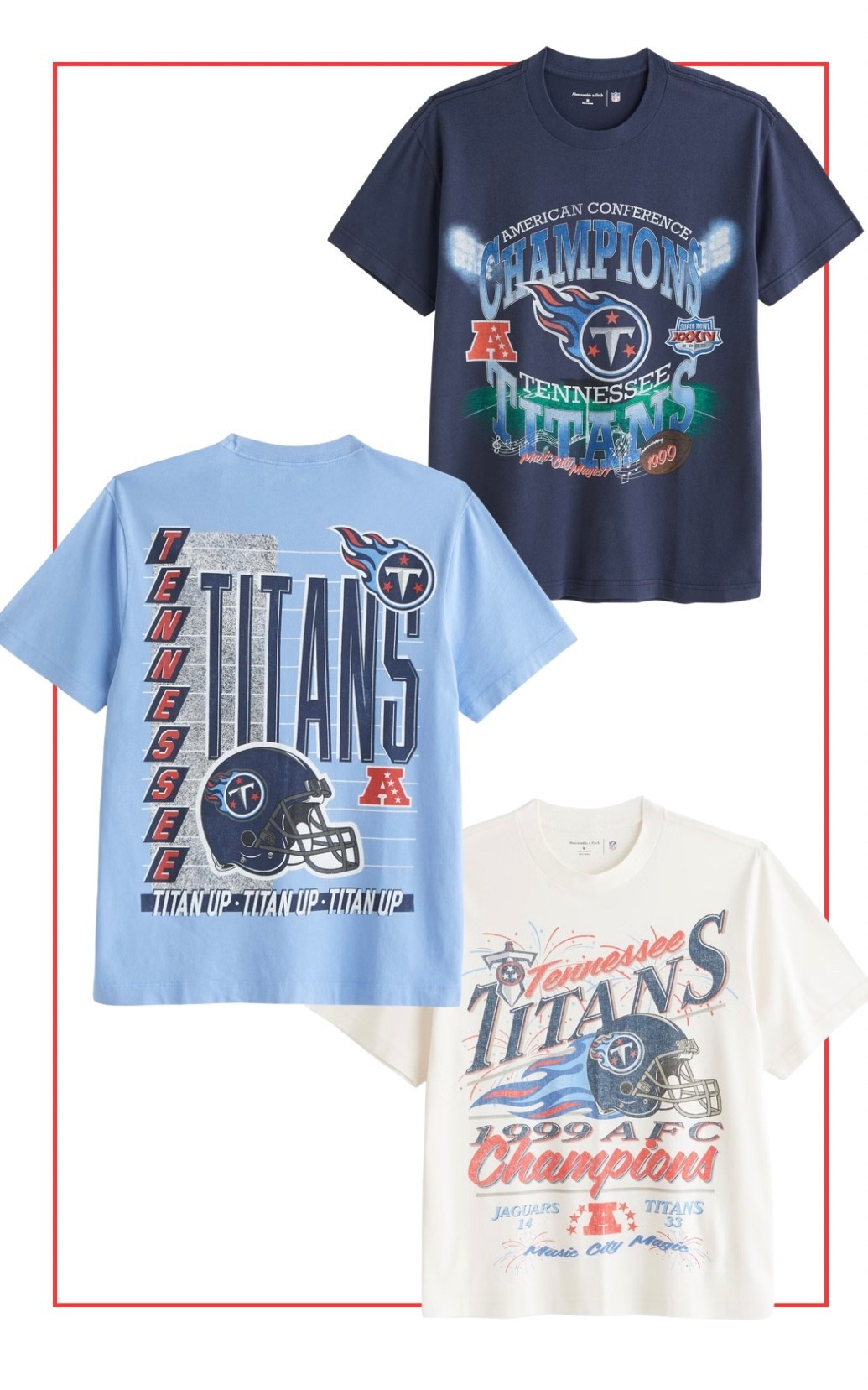It’s Kickoff Time in Tennessee! Shop Abercrombie Titans Tees 🏈

#LTKFallSale