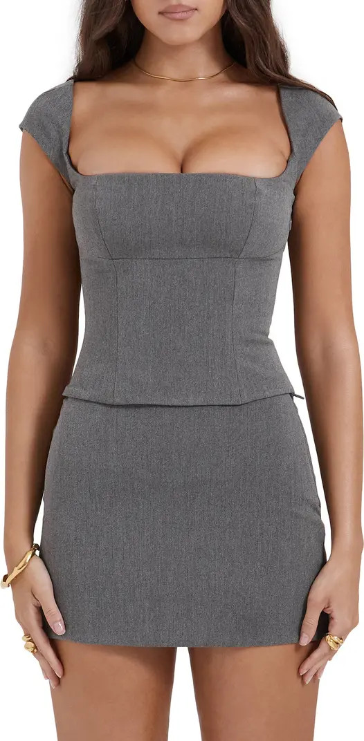 Rowena Lace-Up Back Corset Top | Nordstrom