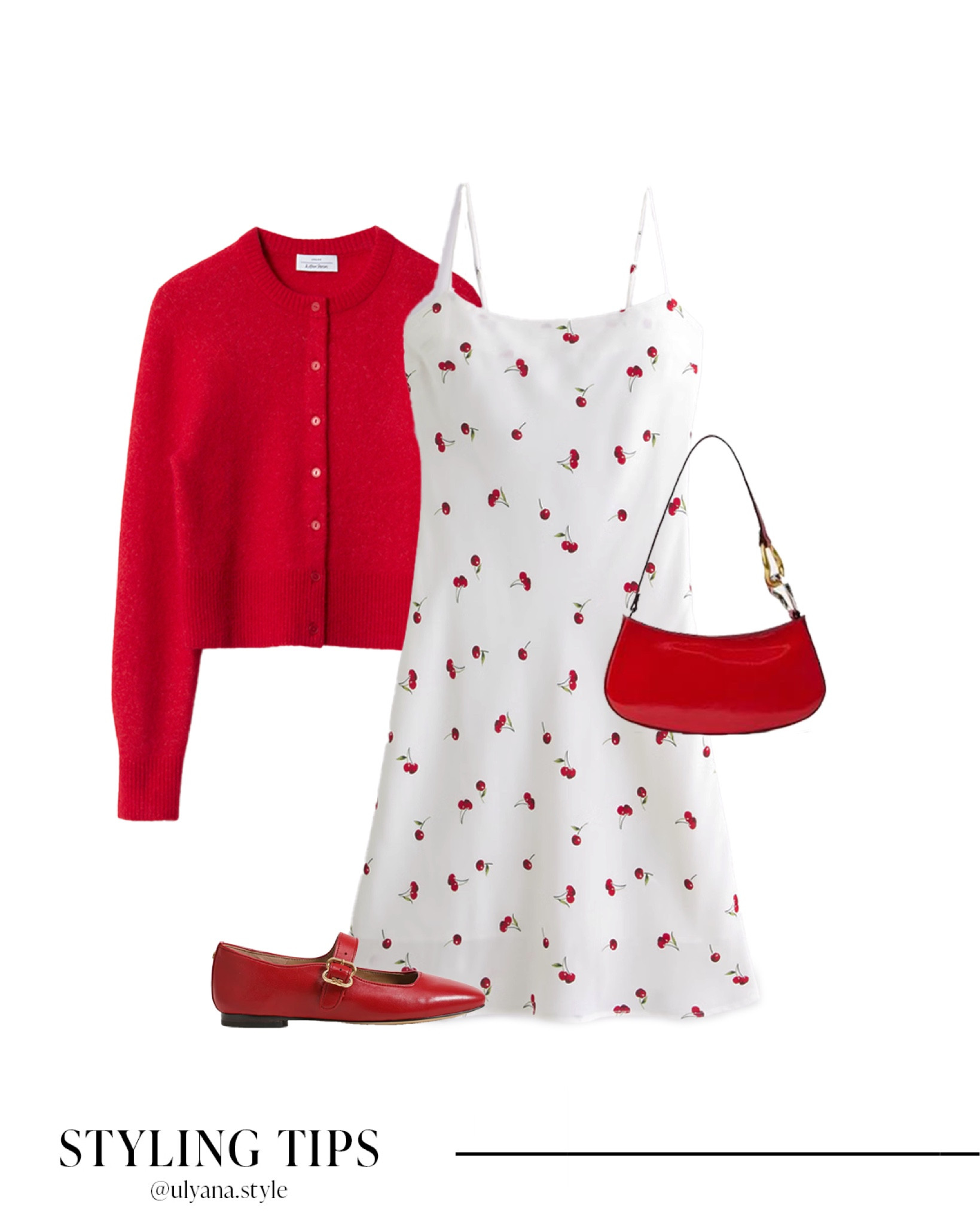 Celebrate Valentine's Day in style with this elegant ensemble 🍒: a red cardigan layered over a slip midi dress, paired with comfortable flats and a matching red shoulder bag. Perfect for a romantic dinner, a night out, or a date night.
.
.
.
.
.
.
Valentine’s Day outfit | Date night outfit | date night dress | dinner dress | slip dress outfits | midi dress outfit | dressy outfits | cardigan outfits | cardigan sweater | button down cardigan | valentines cardigan | dress with cardigan | ballet flats | red Mary Jane flats | 

#LTKSeasonal #LTKU #LTKSaleAlert #LTKGiftGuide #LTKWorkwear #LTKTravel #LTKShoeCrush #LTKItBag #LTKPetite

#LTKStyleTip #LTKFindsUnder50 #LTKFindsUnder100