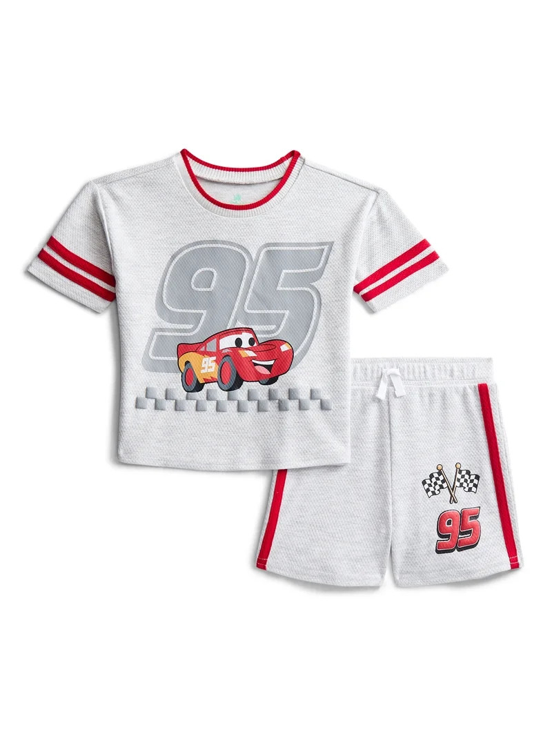 Pixar Cars Baby Boys Athletic Graphic T-Shirt and Shorts Set, 2-Piece, Sizes 0/3M-24M | Walmart (US)